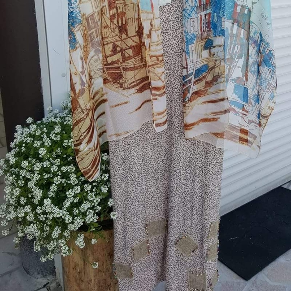Hippies boho  dress includ all accessories